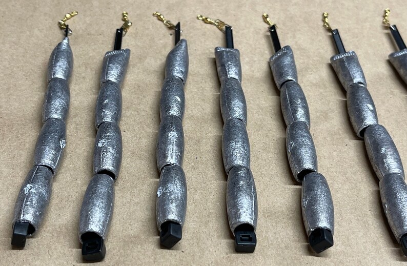 1 Dozen 4ounce Slinky Weights for Catfishing Drift Fishing Etsy