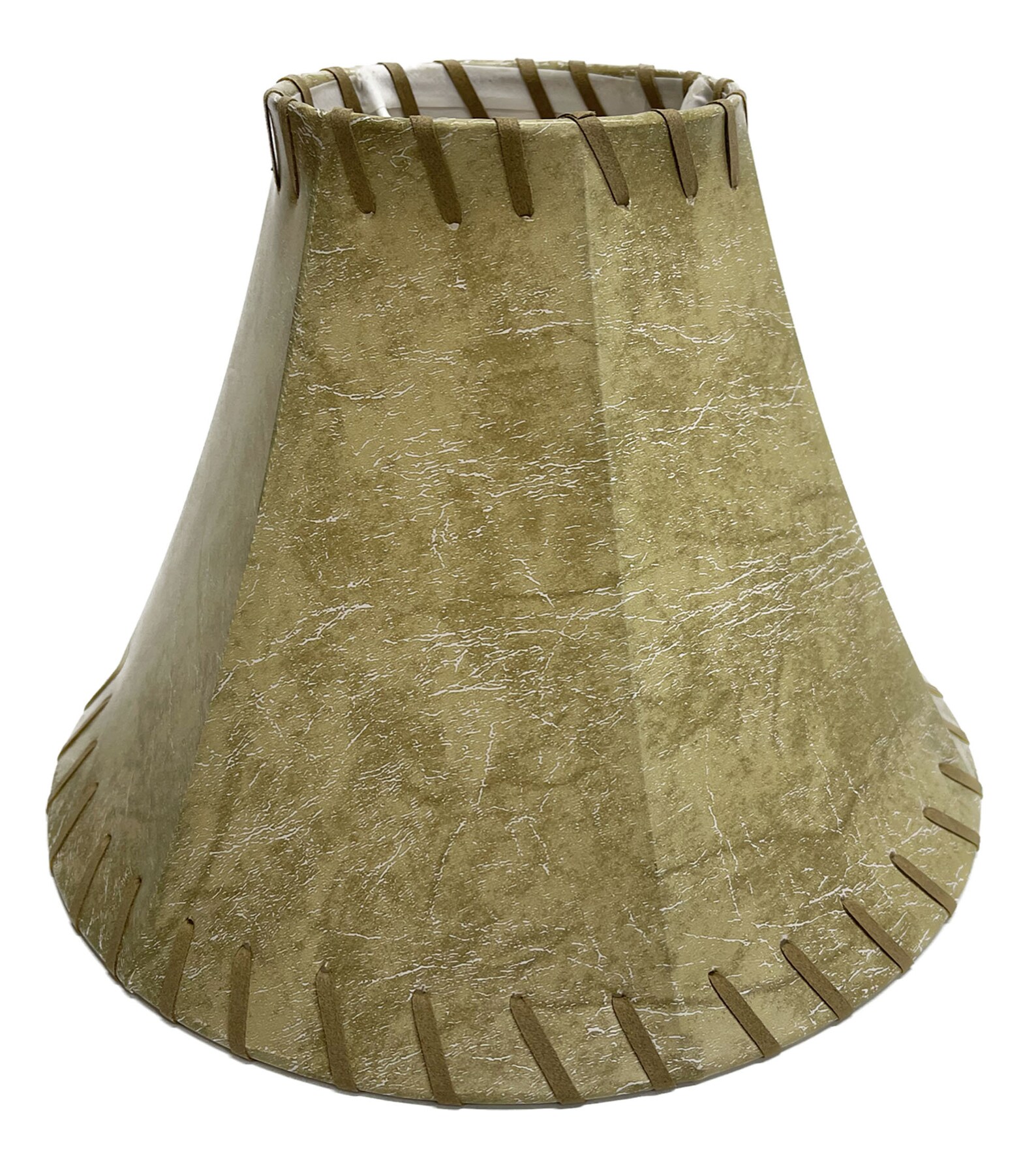 Rustic Faux Leather Bell Lamp Shade 12 Etsy