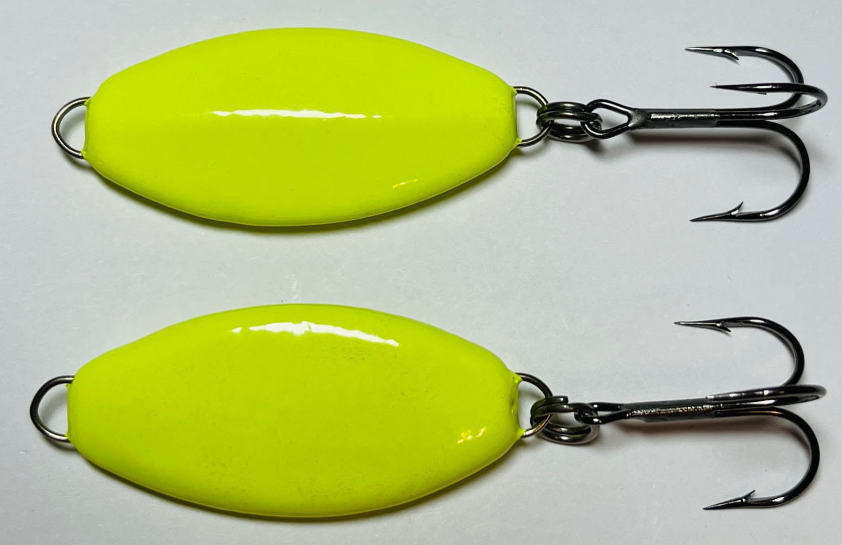 2Pack Jigging Spoon Slab Lure for Bass Chartreuse 11/8 oz. Etsy