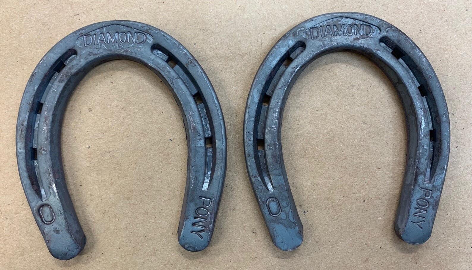 1 Pair 2 Shoes Diamond Steel 0PONY Pony Horseshoes Horse Etsy