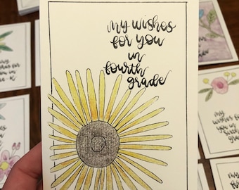 My wishes for you//Cards//Graduation Gift//Notecards//Handmade Cards