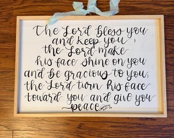 Hand-Painted Sign: Custom Quote, 17x25" Plaque