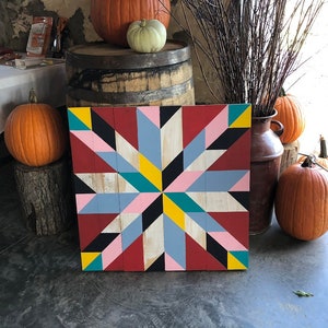 Fall Barn Quilt Pattern, Barn Quilt Pattern, Barn Quilt Instructions, Barn Quilt outside, Outdoor/Indoor, Digital download Pattern