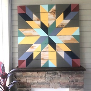 Barn Quilt Pattern, Barn Quilt Pattern, Barn Quilt Instructions, Barn Quilt outside, Outdoor/Indoor, Digital download Pattern