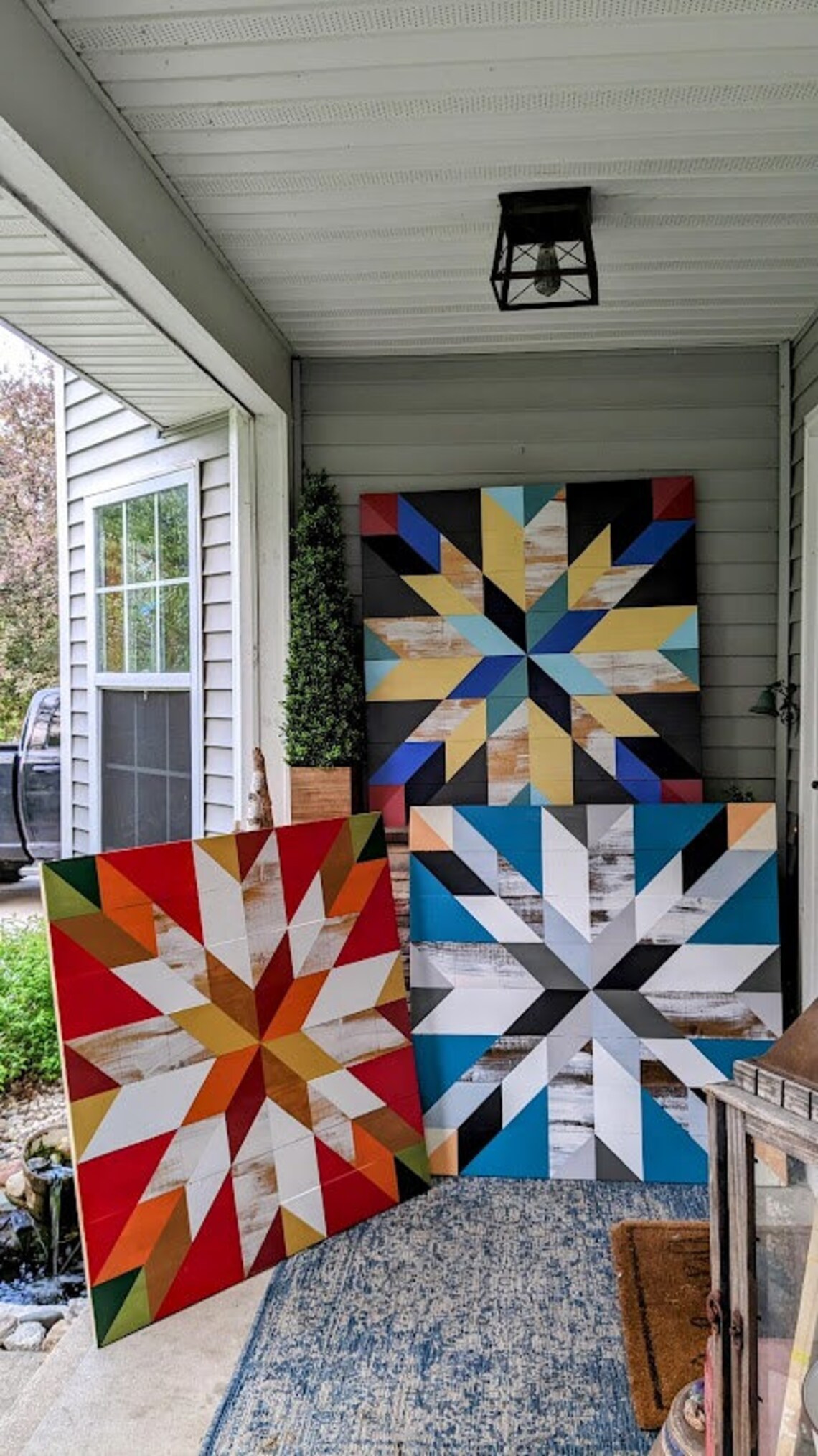 FALL Barn Quilt Pattern, Barn Quilt Pattern, Barn Quilt Instructions ...