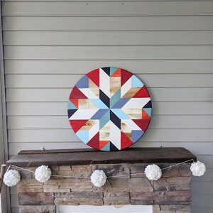 America Barn Quilt Pattern, Barn Quilt Pattern, Barn Quilt Instructions, Barn Quilt outside, Outdoor/Indoor, Digital download Pattern