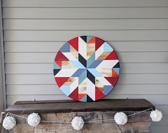America Barn Quilt Pattern, DIY Instructions (Digital download Pattern)