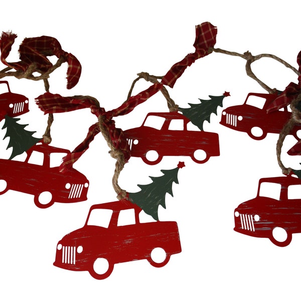 Red Truck Garland - Etsy