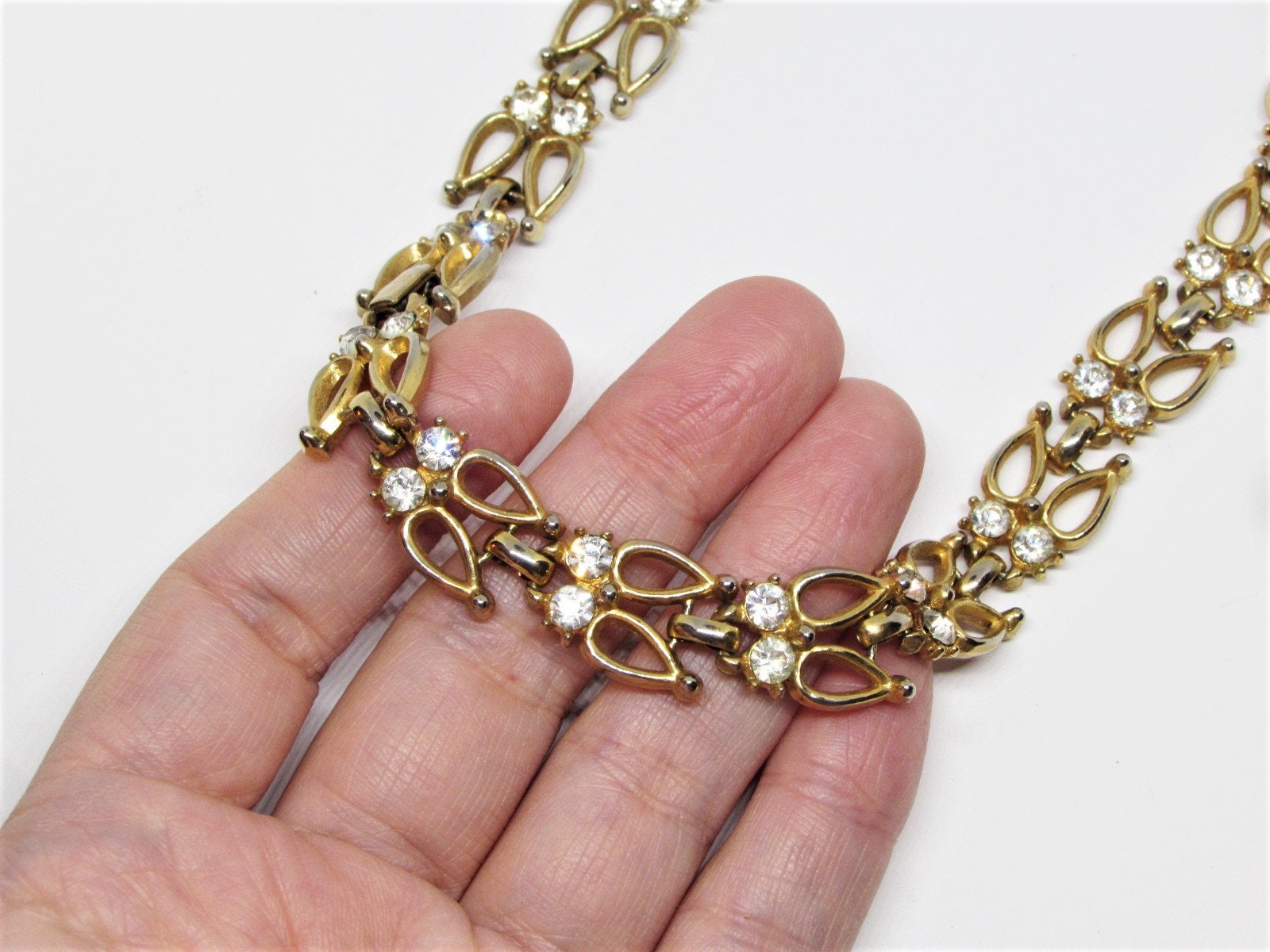 Lot of Vintage Broken Gold Metal Chain Bracelets & Necklace Etsy