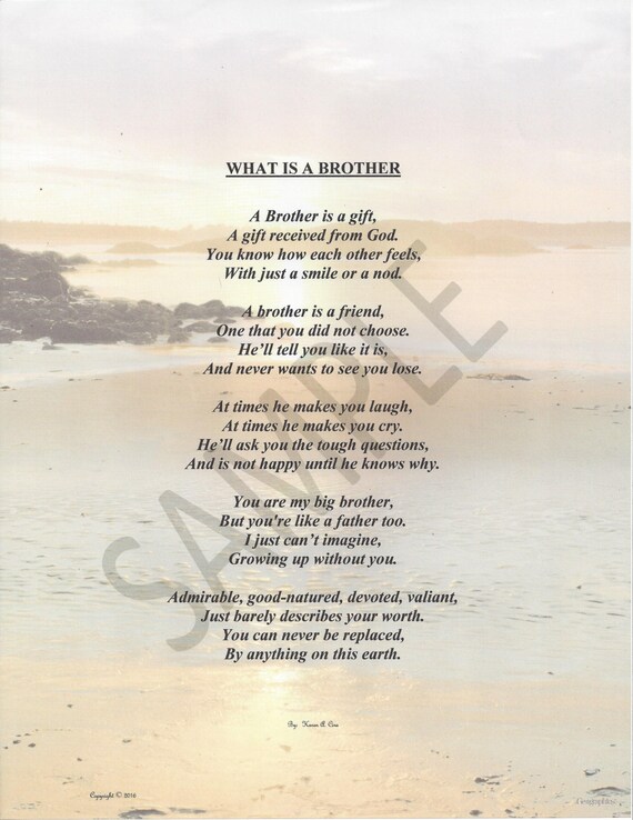 Royalty Free Big Brother Poems That Make You Cry - anime ...