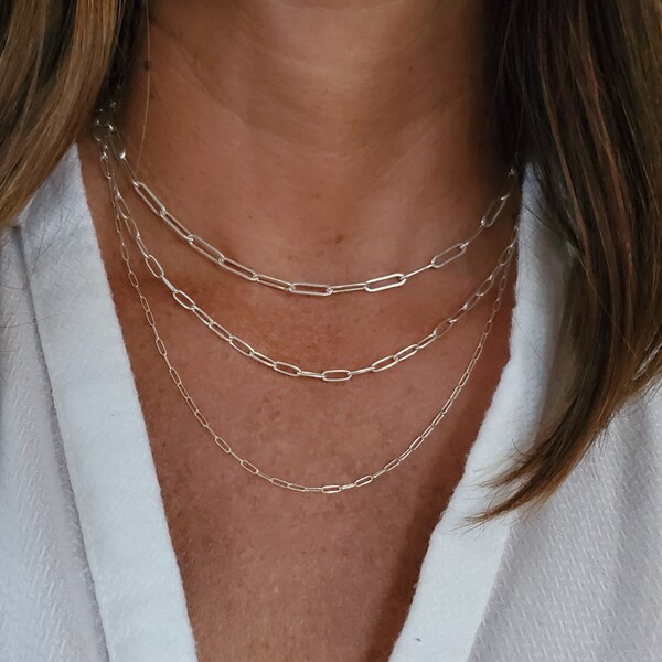 Paper Clip Necklace - Etsy