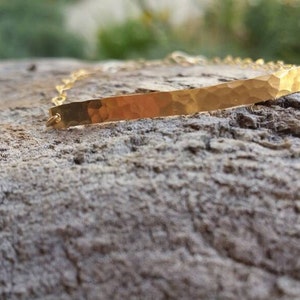 Gold Bracelet, Tiny Bracelet, Hammered, Hammered Bracelet, Tiny Gold Bracelet
