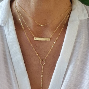 Layered Necklace Set, Set of 3, Gold, Silver, Three Necklaces, Layering Necklaces, Necklace Set, Layered Set, Delicate, Dainty, Minimalist