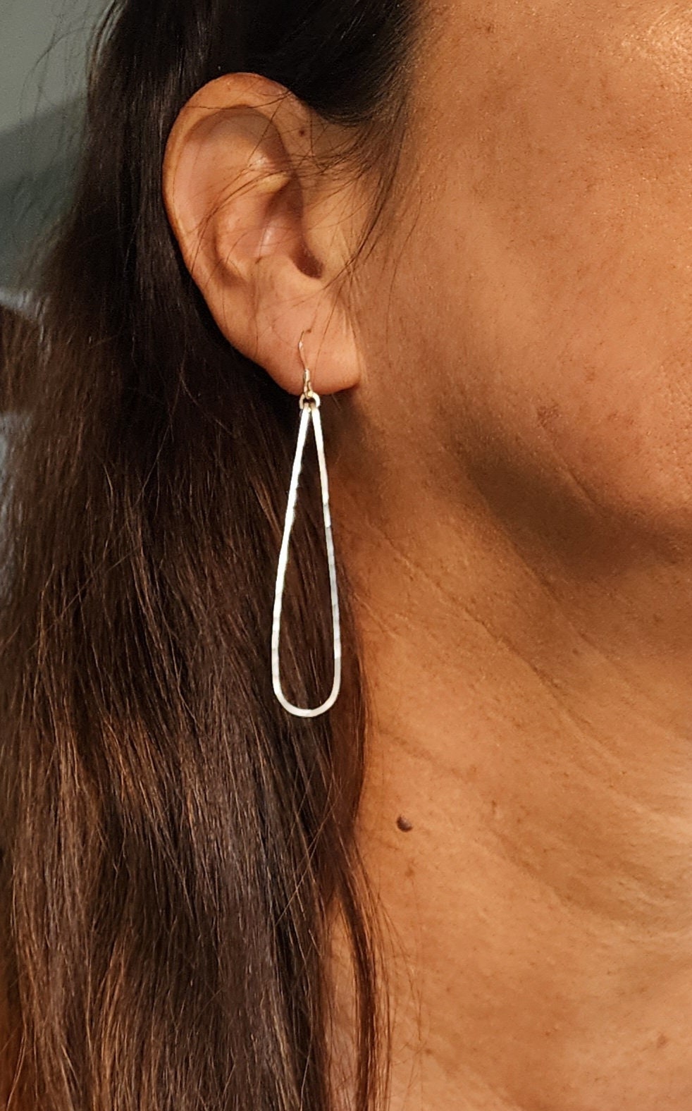 sterling silver blue chalcedony topaz vintage dangle Earrings – Colors Of  Etnika