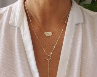 Double Necklace Set, Set of 2, Gold, Silver, Two Necklaces, Layering Necklaces, Necklace Set, Layered Set, Delicate, Dainty, Minimalist