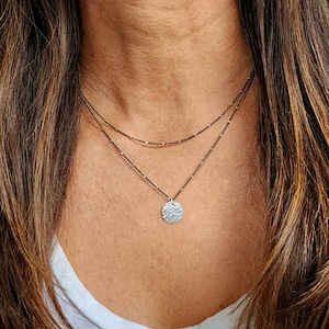 Double Necklace Set, Set of 2, Sterling Silver, Two Necklaces, Layering Necklaces, Necklace Set, Layered Set, Delicate, Dainty, Minimalist
