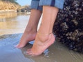 Gold Anklet, 14k Gold Filled, Anklet, Anchor Chain, Gold Fill, Waterproof, Non Tarnishing, Beach, Swim, Summer, Dainty, Gold, Dainty Anklet