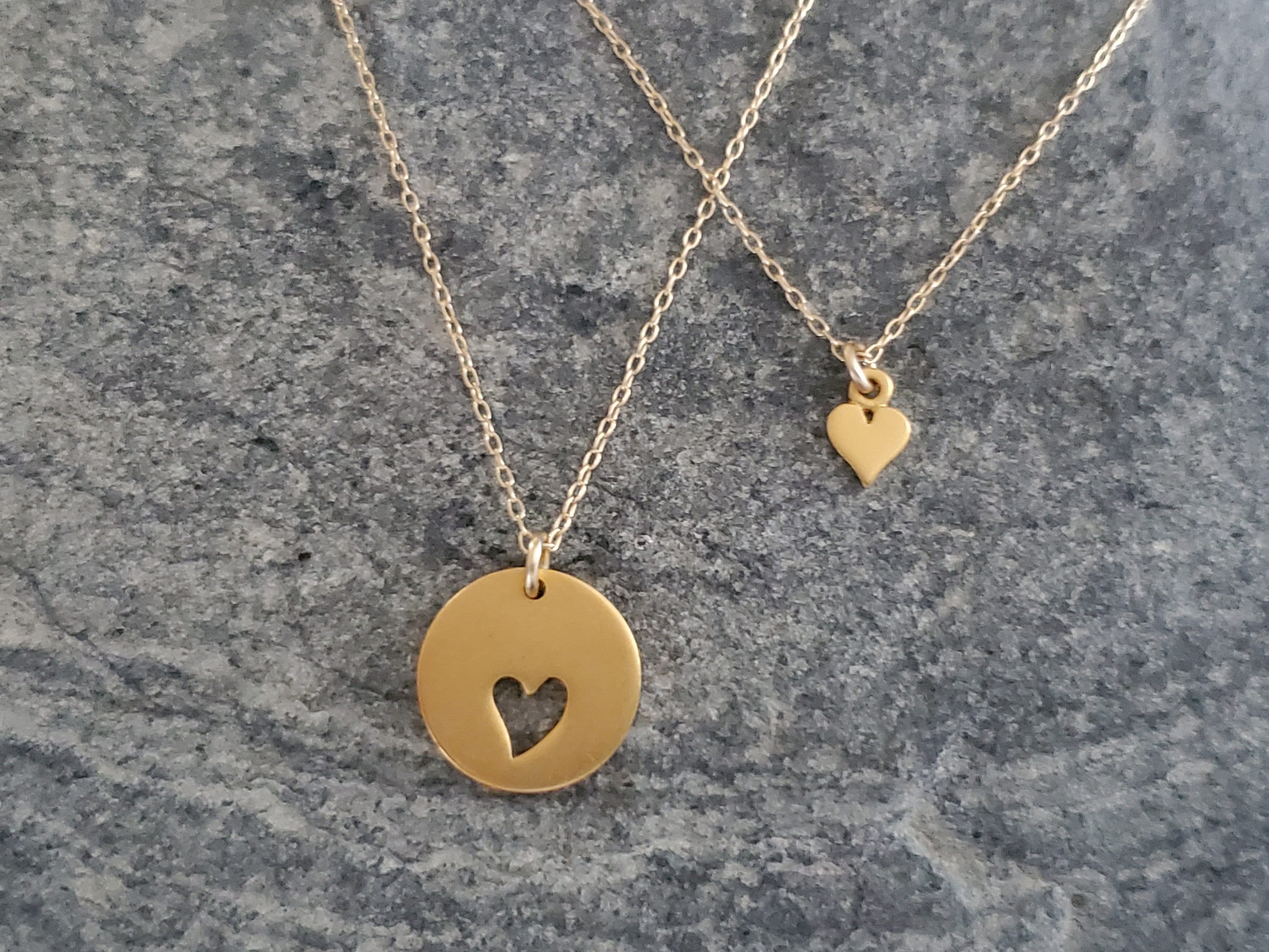 Buy Rare Broken Heart Best Friends Gold Tone Pendant Chain Friendship  Necklace Xmas Gift at Amazon.in