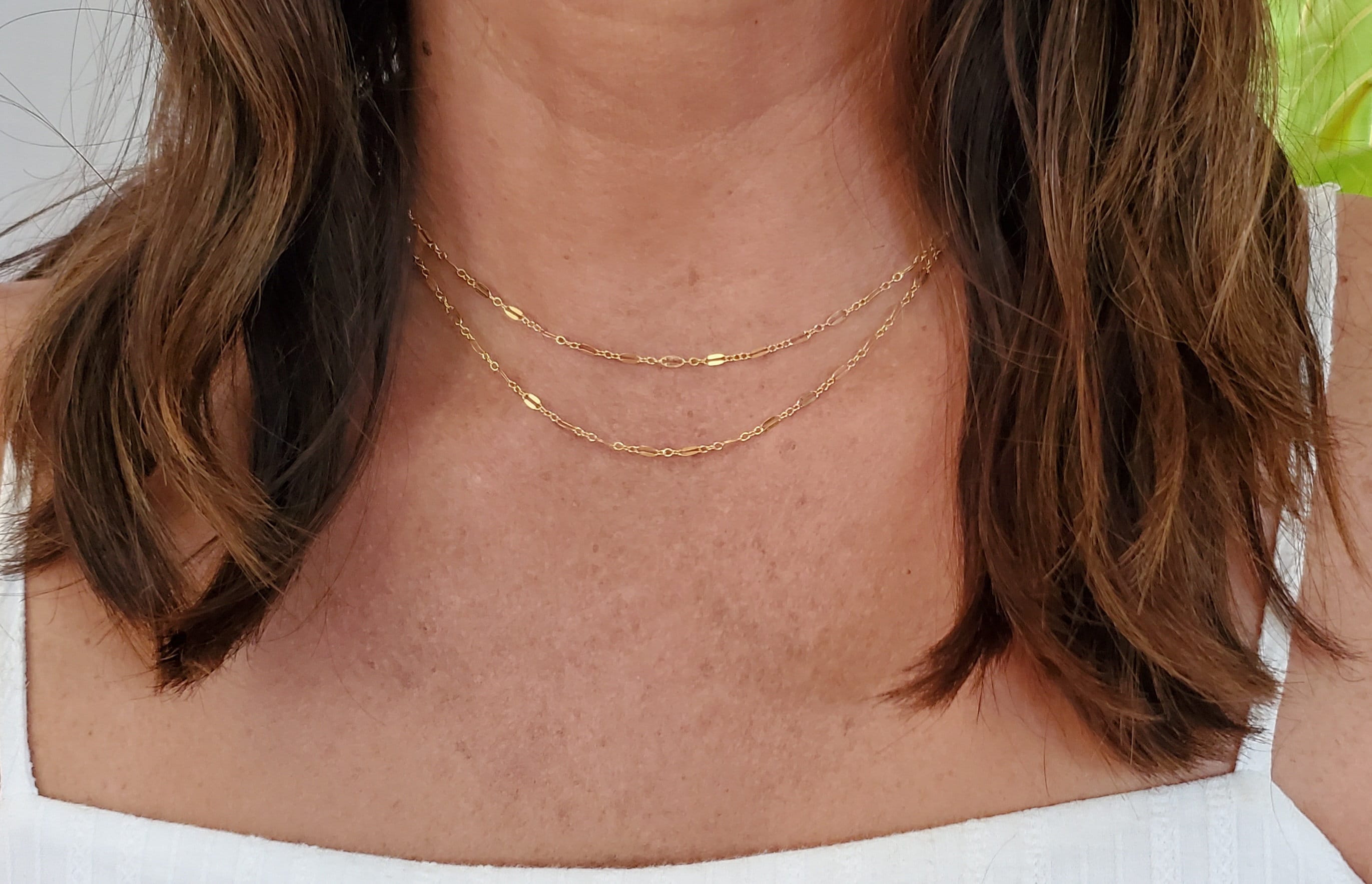 Double Necklace Set, Set of 2, Gold, Silver, Two Necklaces, Layering  Necklaces, Necklace Set, Layered Set, Delicate, Dainty, Minimalist 