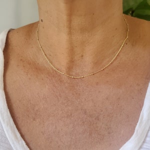 Double Necklace Set, Set of 2, Gold and Silver, Mixed Metal, Two Necklaces, Layering Necklaces, Necklace Set, Layered Set, Delicate, Dainty image 5