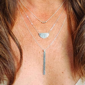 Layered Necklace Set, Set of 3, Gold, Silver, Three Necklaces, Layering Necklaces, Necklace Set, Layered Set, Delicate, Dainty, Minimalist