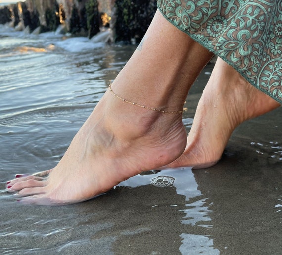 Sterling 2024 gold anklet