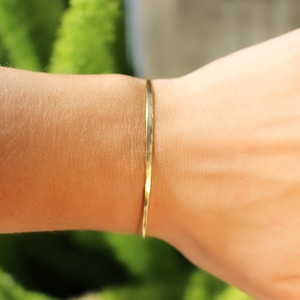 Hammered Bangle Bracelet, 14k Gold Fill, Sterling Silver, Gold Bangle, Silver Bangle, Rose Gold Bangle, Stacking Bracelet, Layering Bracelet