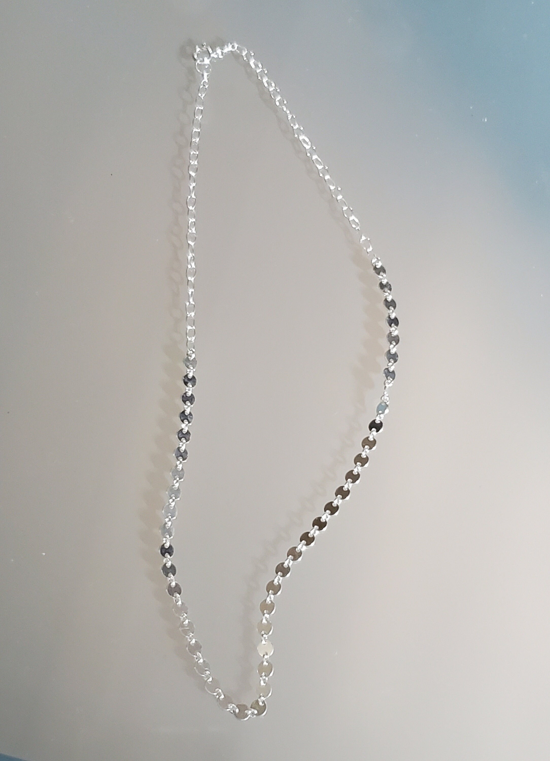 Collana catena in oro con piastrina stella