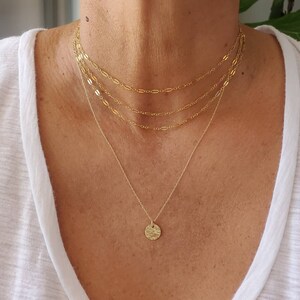 double necklace set gold