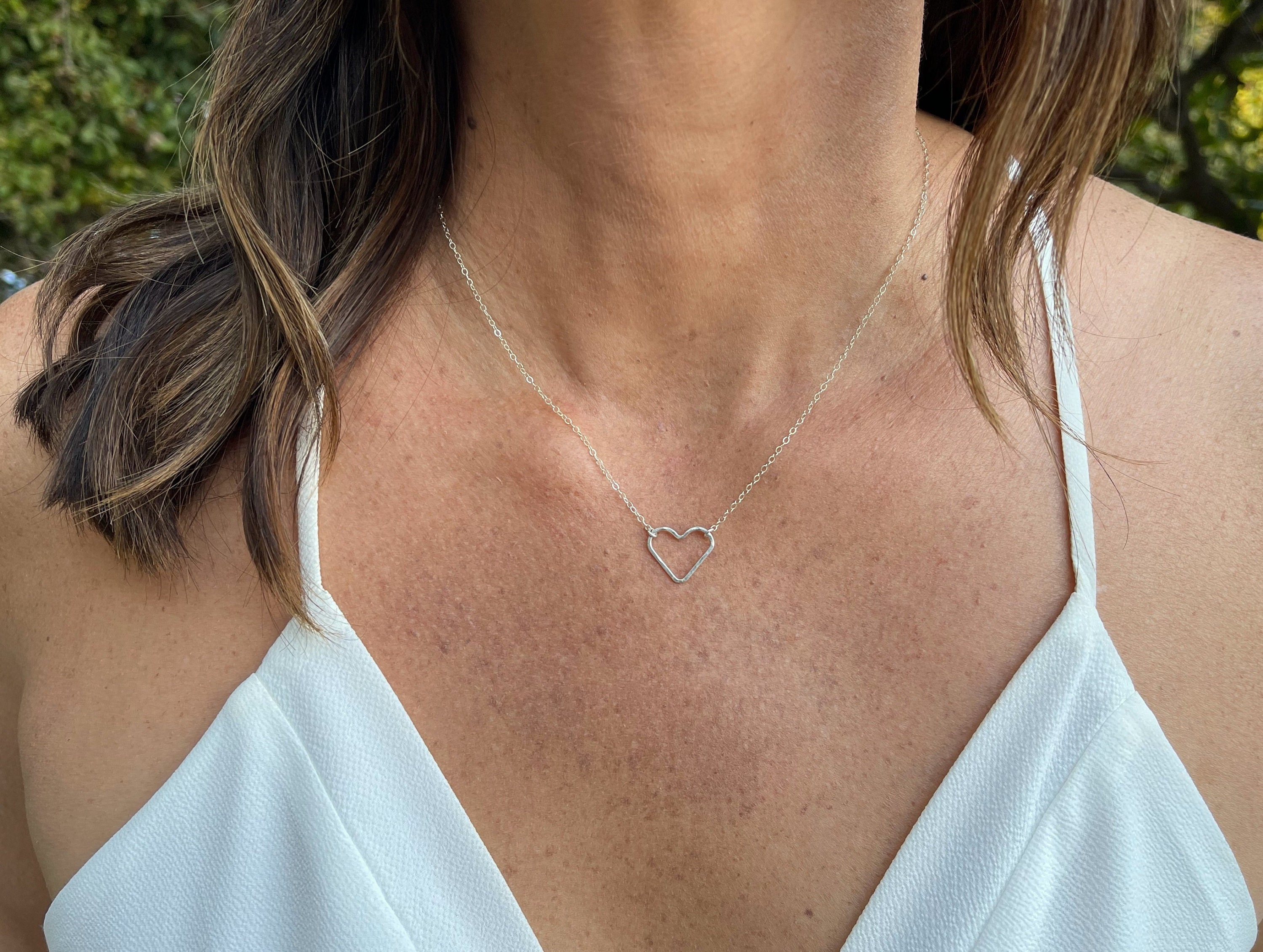 Buy AYESHA Heart Mini Pendant Gold-Toned Dainty Necklace | Shoppers Stop