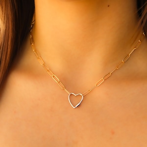 アクセサリー Bijou R.I Puffy Heart Carabiner Necklace Carabiner Puffy Heart Charm Necklace – Mill Rock East