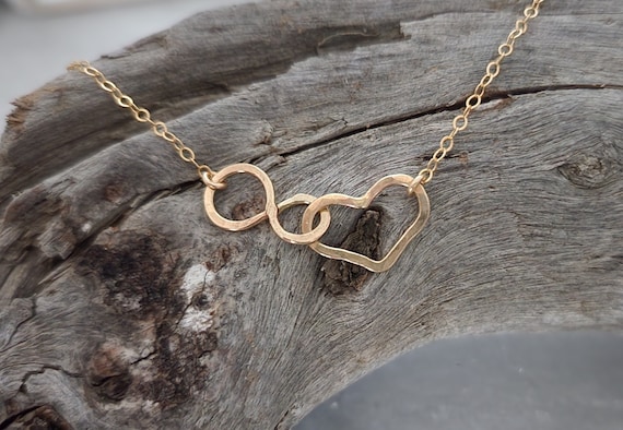 Collana Infinito Con Cuore E Zirconi, Simbolo Amore Eterno, In Argento Placcato, Catena Regolabile 45 Cm, Regalo Perfetto Per Donna