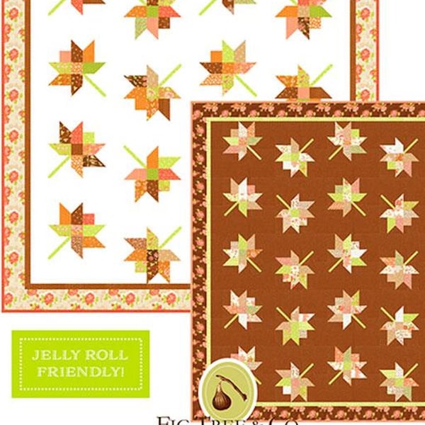 Twirl Revisited Quilt Pattern by Joanna Figueroa for Fig Tree Quilts