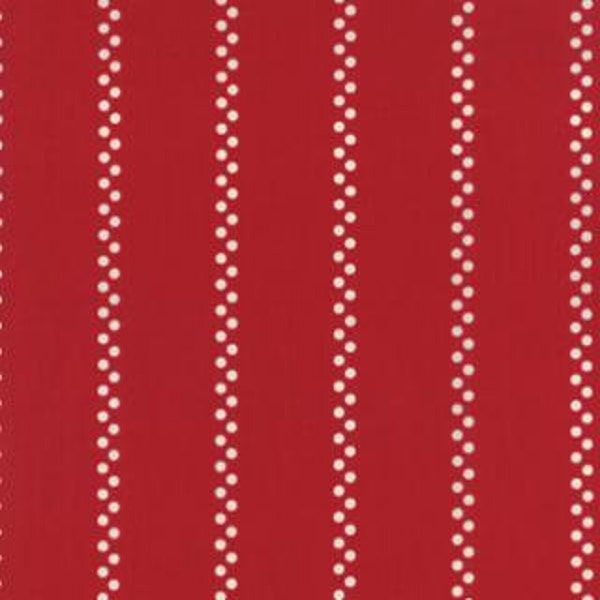 A la Carte Bistro Stripe by American Jane for Moda Fabrics, Red 2166513