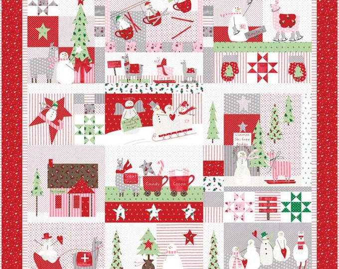Merry Merry Snow Days Quilt Kit by Bunny Hill Designs for Moda Etsy