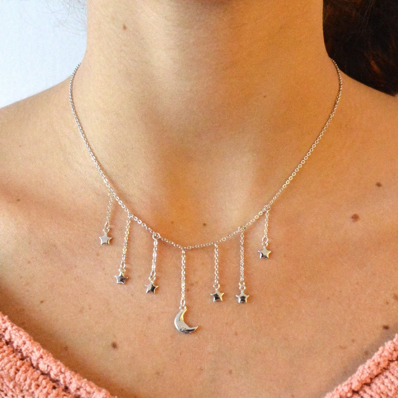 925 Sterling Silver Dreamy Goddess Choker