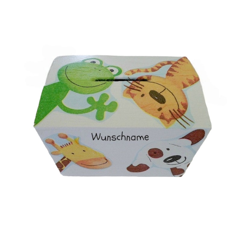 Money box funny animals 10x8x7cm image 1