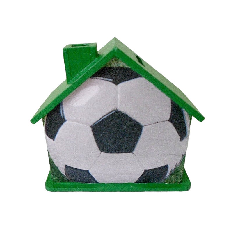 Tirelire maison football 10x10x5cm image 1