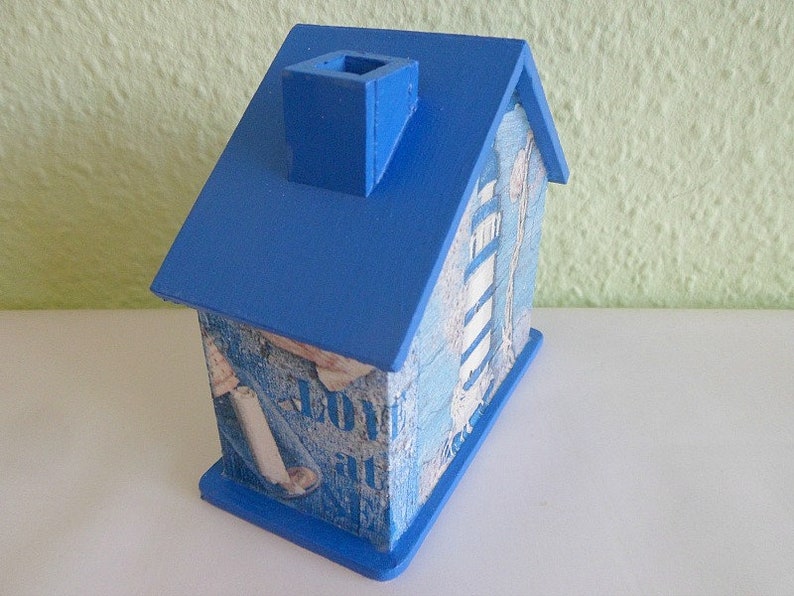 Money box house lighthouse 10x10x5cm image 3