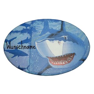 door sign oval shark