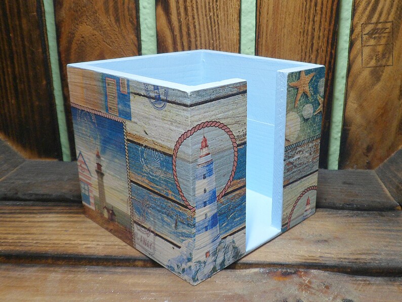 Lighthouse Boxes Wooden Note Box Maritime Lighthouse - Etsy Canada