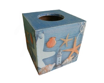 Tissue box, cosmetic tissue box Maritime