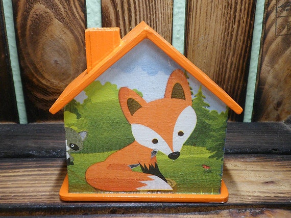 Spardose Haus Fuchs Mit Namen Etsy