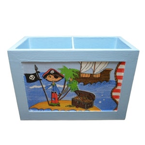 Utensil box pen box pirate image 1