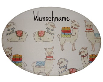 Door sign oval alpaca