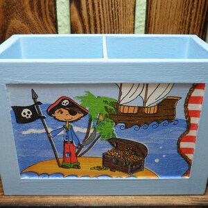 Utensil box pen box pirate image 5