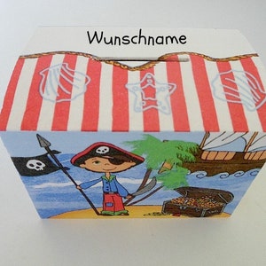 Money box pirate 10x8x7cm image 2