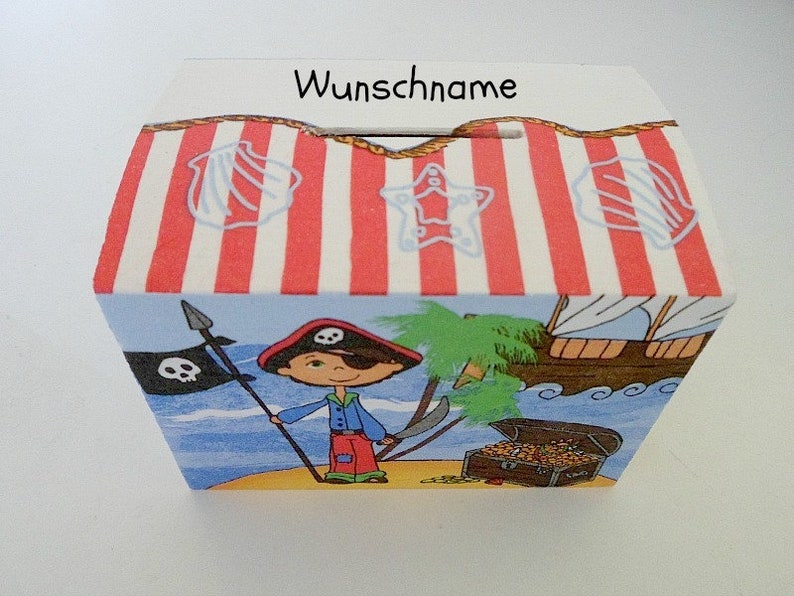 Money box pirate 10x8x7cm image 2