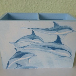 Utensilienbox Stiftebox Delfine Bild 3
