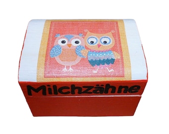 Milk tooth box owl